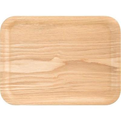 China Sustainable ash veneer wooden Serving tray for sale