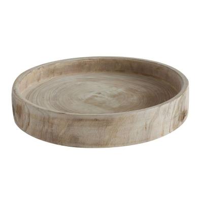 China Sustainable Paulownia Wood Hand Carved Tray for sale