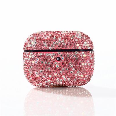 China Glitter Bling Luxury Case For Pro Luxury Wireless Earphone Case Filler Cover For Pro Bag Gift For Wife for sale