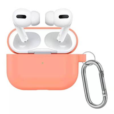 China Newest Protective Silicone Top Soft Case For Cover Pro Device With Carry Hook For Pro TWS Case For Airpod 3 With Color Box for sale