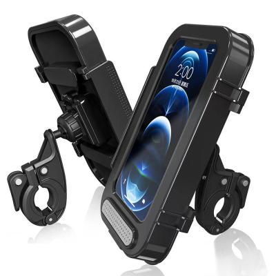 China Rearview Mirror Waterproof Motorcycle Mount Mobile Phone Phone Fogproof Holder for sale