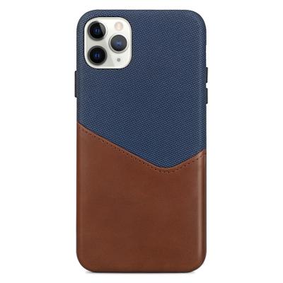 China 2021 New Arrival Vegan Full Wrapped Leather Phone Case Shockproof With Card Holder For iPhone 13 for sale