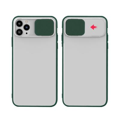 China TPU+Strip Camera Sliding Door TPU Phone Case for 11Pro, cell phone case for iPhone 11 pro cover for sale