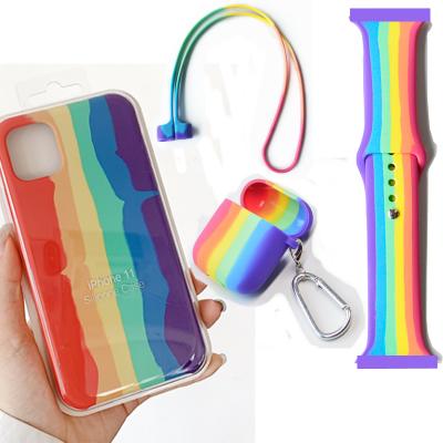 China Protector Cover 2020 Silicone Material Case For iPhone Case For Pro Strap Band For For Anti Lost Strap for sale