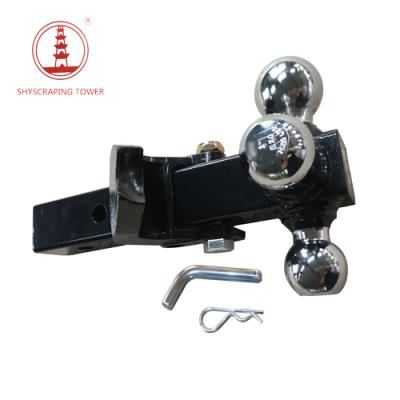 China Trailer Parts Tri Ball Heavy Duty Ball Mount Trailer Parts Tow Ball Mount With Pintle Pin for sale