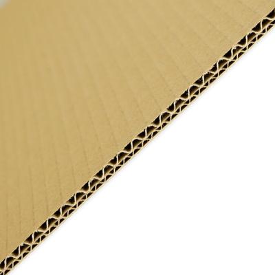 China Customized single wall double wall crugated paper cartonboard recyclable corrugated sheet double sheet for sale