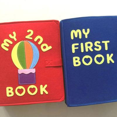 China Soft Manual Cloth Book DIY Non-woven Story Books Children's Kindergarten Children Kindergarten Early Education for sale