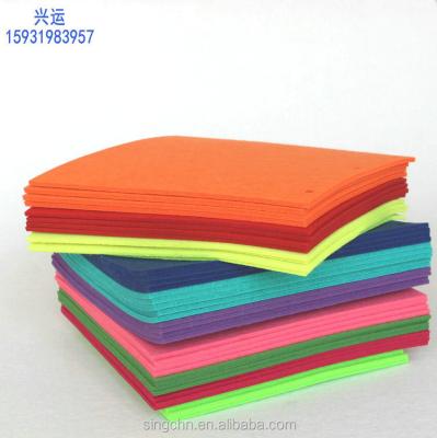 China DIY Handwork Anti-static Material Package Various Color Non Woven Felt Sheet for sale