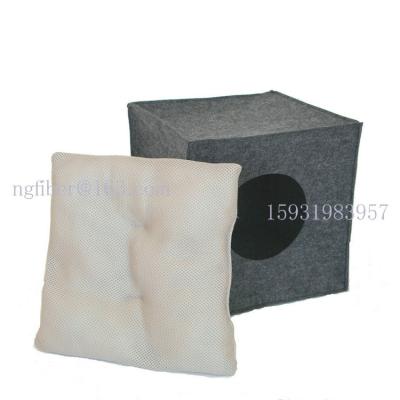 China Sustainable Felt Dog Cat House , Customized Felt House for sale