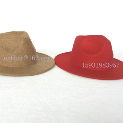 China Character Color Wool and Polyester Felt Hats for sale