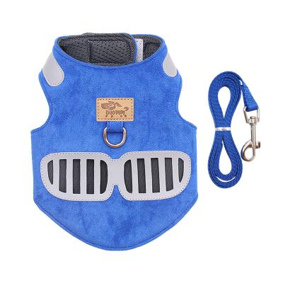 China 2022 New Cat Chest Strap Step In Stocked Wholesale Eco-Friendly Reflective Vest Dog Harness for sale