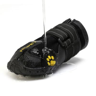 China Wholesale Viable Waterproof Reflective Pet Sports Running Shoes Outdoor Winter Walking Rain Boots for sale