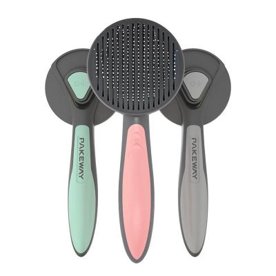 China 2021New Arrival Viable Made in China Pet Dematting Comb Massage Does Not Hurt Dog Skin and Hair Cleaning Round Comb with Needle for sale