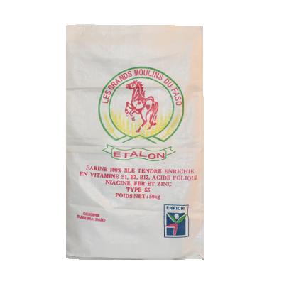 China Recyclable Plastic PP Woven Bag For Fertilizer Rice Cement Feed Seed for sale