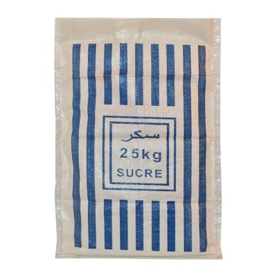 China Impact Strength PP Woven Bag For Sugar Packaging 50kg Empty Sack Export To Africa for sale