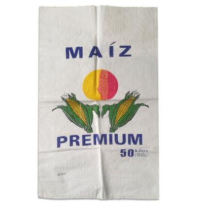 China China Recyclable Supplier Customized PP Woven Sacks PP Woven Bags For Rice, Flour, Sugar And Grain Food Packing for sale