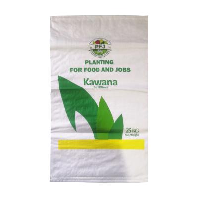 China Water Proof Chemical Fertilizer Bags 25kg / 50kg Packaging Bags PP Woven Bag For Fertilizer Resistant for sale