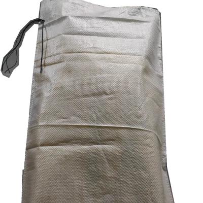 China BIODEGRADABLE empty sand bags with heavy duty woven ties polypropylene for sale