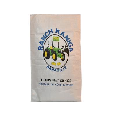 China Wholesale China 50kg Recyclable Corn Meal Bags, 50kg PP Corn Grain Bags for sale