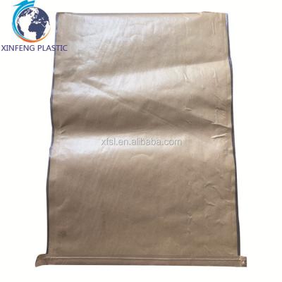 China Cheap Custom BIODEGRADABLE Craft Grocery Kraft Paper Paper Bags Without Handle for sale