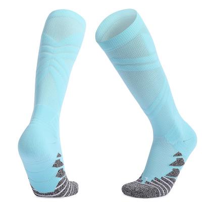 China Breathable wholesale Hot Sale Thickening towel bottom running socks non-slip leg compression socks marathon for sale