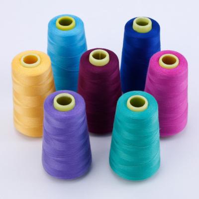 China High Tenacity 40/2 Polyester 100% Spun 100% Polyester 40/2 Sewing Thread Factory Price Sewing for sale