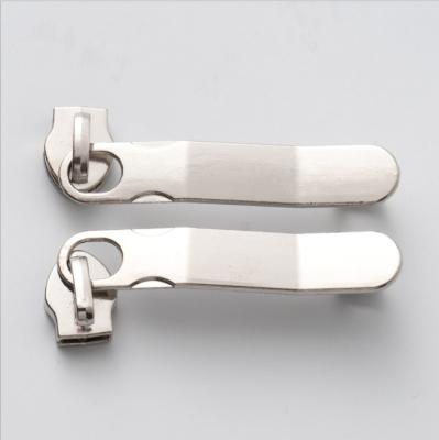 China Custom Metal Logo Zipper Pull Design Handbag Key Puller Metal Zipper Puller Custom Logo Zipper Pull Nickel Free for sale