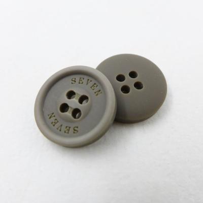 China 4 Holes Nickel Free Sewing Plastic Resin Horn Shirt Buttons For Kids Shirt Men's Shirt Button Resin Buttons for sale