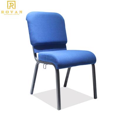 China Wholesale Cheap Upholstered Hotel Chair Using Metal Church Chair Used Auditorium Wedding Rental Chairs For Church for sale