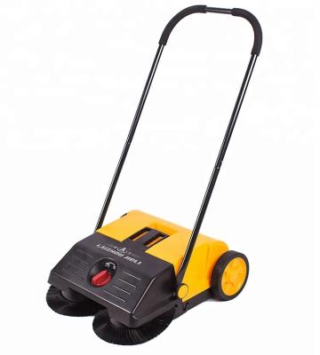 China Outdoor And Indoor Manual Thrust Power Floor Sweeper Road Sweeper Cleaner for sale