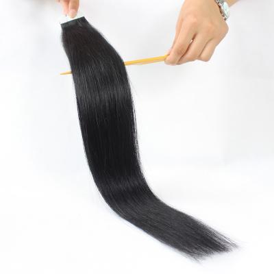 China Wholesale Raw Unprocessed Remy Tape Hair Extensions 12-30Inches Virgin Straight Brazilian for sale