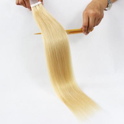 China Factory Price Unprocessed Blonde Brazilian Virgin Tape Hair Extension for sale