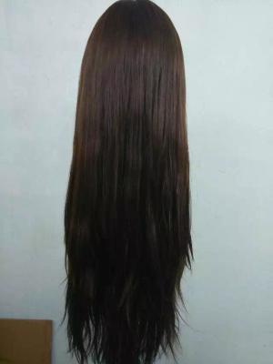 China 18 inch Natural Color Wig Eouropean Human Hair Wig Jewish Wig Kosher Wig Full Lace Wigs for sale