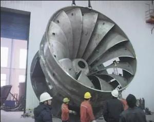 China Wide Flow Range Francis Reaction Turbine For Hydropower Energy Source Project for sale