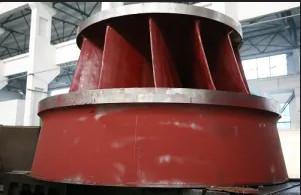 China Hydroelectric Generator Vertical / Horizontal Francis Turbine 0.15-10m3/S Flow for sale