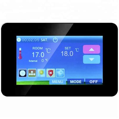 China Traditional Wifi Color Touch Screen Thermostat For Heating Systems for sale