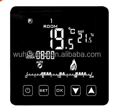 China Smart Floor Heating Thermostat WIFI Touch Screen Thermostat for sale