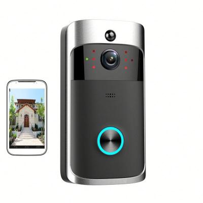 China New Motion Detection Visual Doorbell Smart Wireless WiFi Security Door Bell Camera Video Recording Monitor Night Vision Intercom Door Home Phone for sale