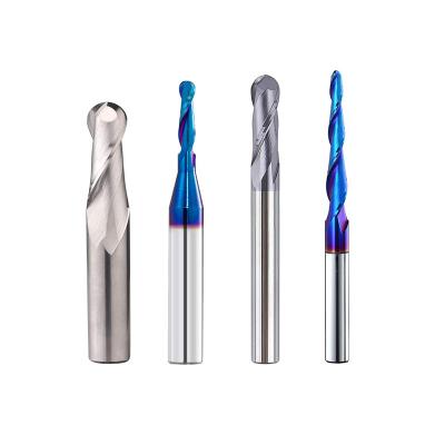 China Carbide 2 Flute 6Mm 16Mm Ball Nose Marble End Mill Cutter Diamet Suppliers For Woodworking for sale