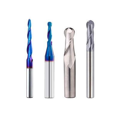 China Carbide 4Mm Diamond Carbide 7Mm Ball Nose 8Mm Micro And Flat End Mills Diamet Suppliers for sale