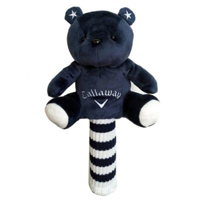 China Wholesale Custom Funny Cute Plush Animal Head Cover Golf Club Headcover for sale