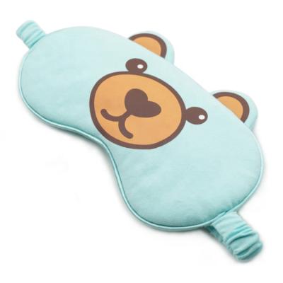 China Wholesale Price Factory Sale Anti-wrinkle Sleep Warm Cute Blindfold Travel Cold Compress Eye Mask for sale