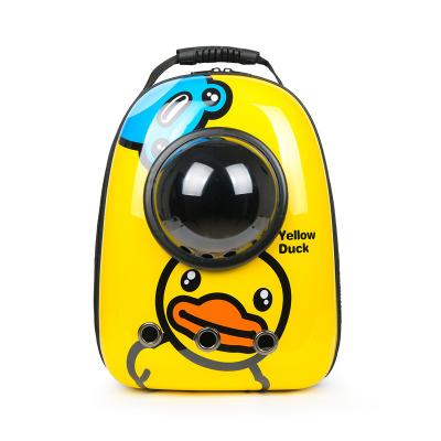 China Cat Kitten Dog Backpack Bag Portable Pet Carrier Space Capsule Light Stored Breathable Backpack for sale