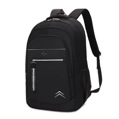 China Multifunctional Pockets Black Double Shoulder Backpack Business Laptop Bags School Rucksack Bags for sale