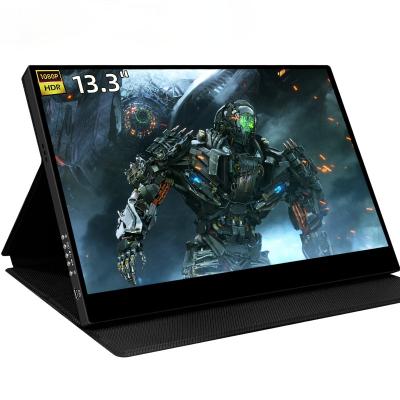 China 13.3 inch portable monitor 1080p portable screen with mini HD-MI input CE FCC certificates for sale