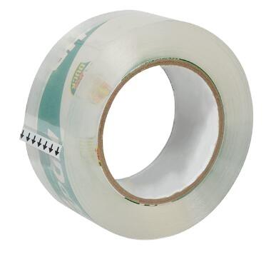 China Good Dispenser Waterproof Wholesale Professional Clear Bopp Packing Adhesive Tape Packing Tape Roll Roll Opp Tape 100m for sale