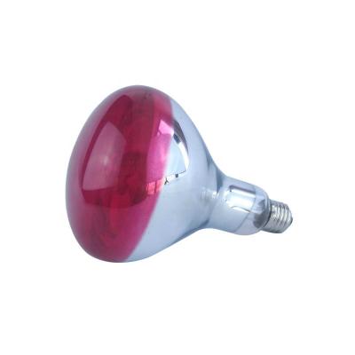 China Animal husbandry: chicks 2022 new design cheap price top painted red hard glass infrared heat bulb 250w infrared lamp with CE ROHS ETL certificate for sale