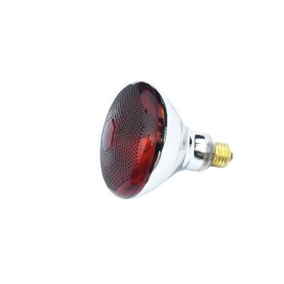 China Animal husbandry: chicks CE ETL approved PAR38 incandescent bulb 150W top roasted red infrared BR38 heat lamp for chicks for sale