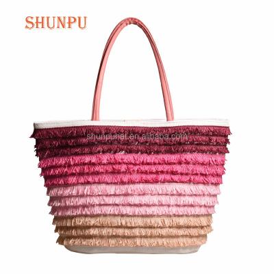 China Fashion Womenstraw Clutch Bag Paper Beach Tote Straw Bags for sale