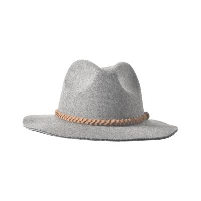 China Custom Fashion Big Brim Wide Flat Hat Womens Checked Unisex Women Felt Fedora Panama Hats for sale